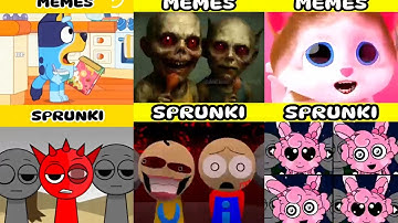 Sprunki incredibox mods vs Memes