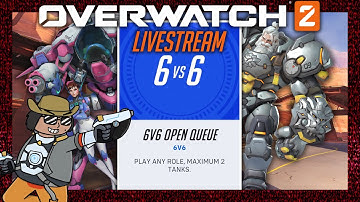 Winning and Losing and Tilting in 6v6 Open Queue! - Overwatch 2 Livestream (PC)