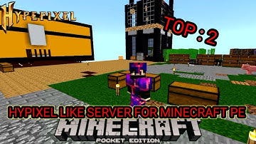 TOP 2 NEW HYPIXEL LIKE SERVER FOR MINECRAFT PE AND JAVA EDITION #wenpixel #satnetwork #craftersmc ..