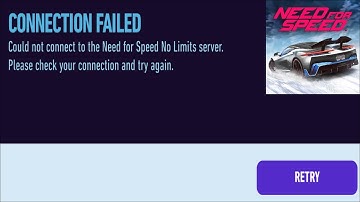Need for Speed: No Limits Game - Could not connect to the Need for Speed no limits server