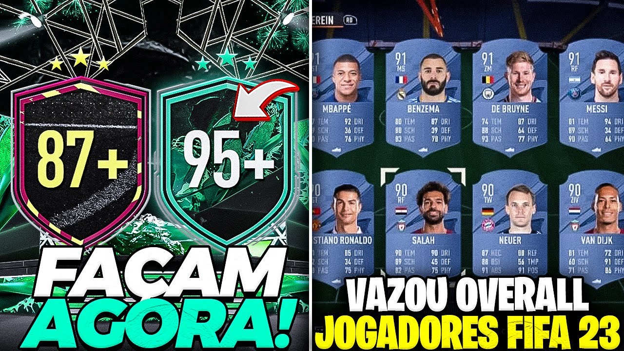 FIFA 23, ⬇️ VAZOU O OVERALL DOS JOGADORES NO FUT 23