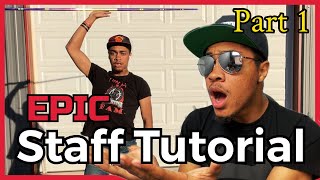 Epic Staff XMA Tricking Combo (1of4) | Martial Arts Tutorial