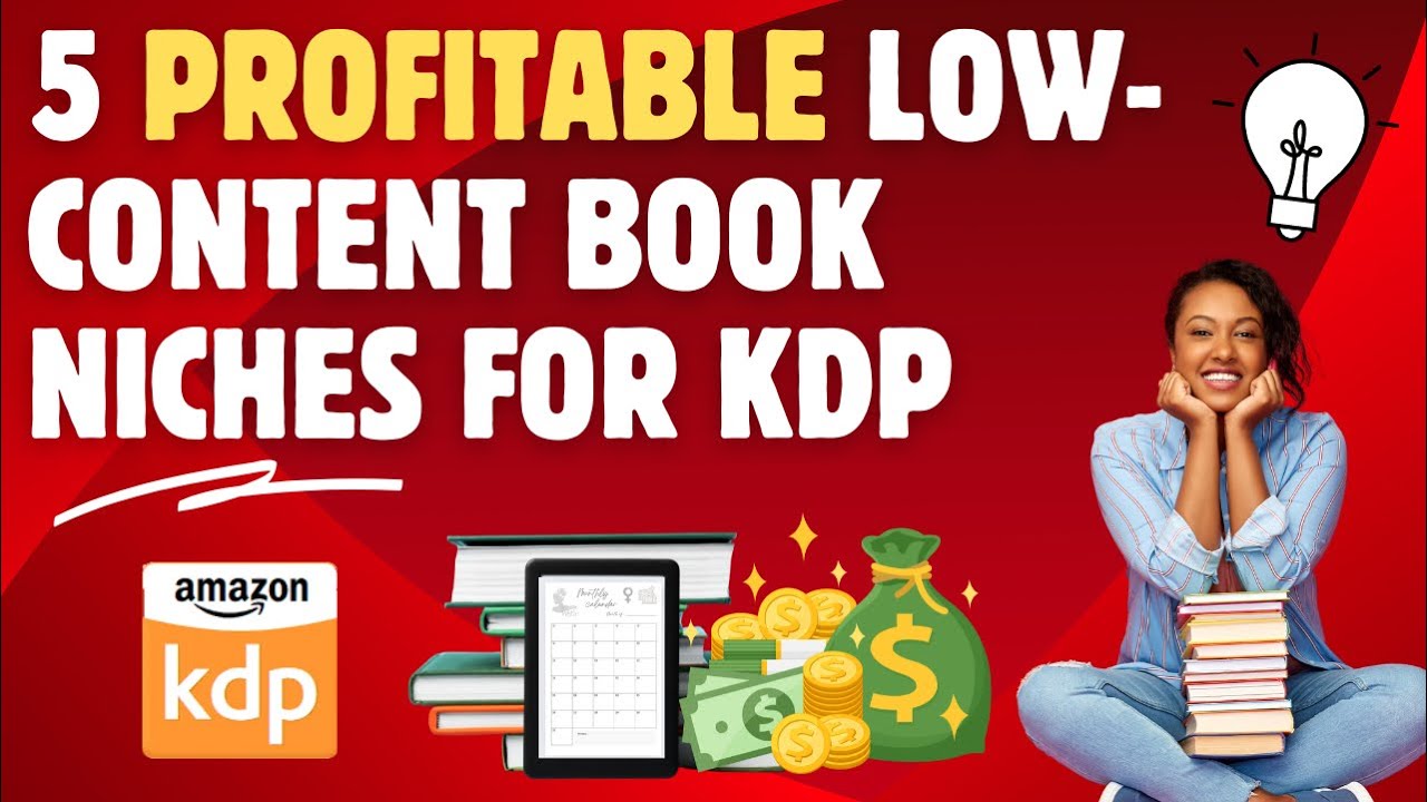 5 Profitable Niche Ideas For Creating Low-Content Books To Sell On KDP And Etsy!