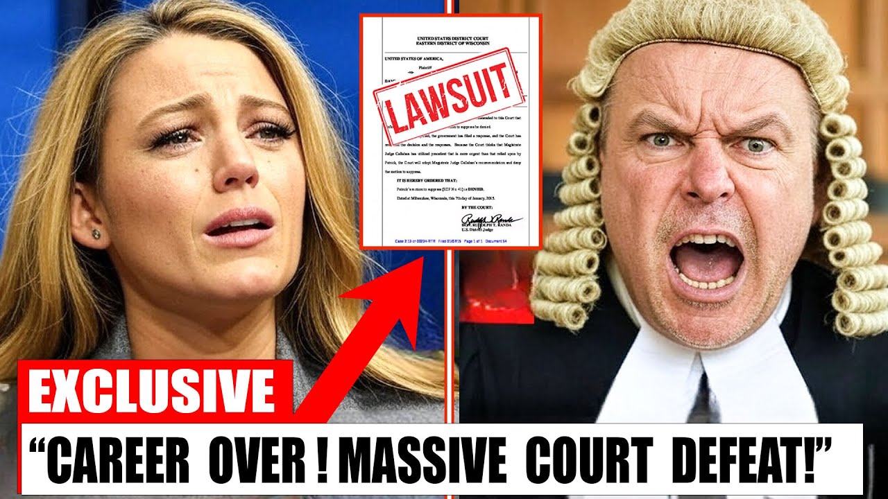 "Blake Lively Loses It After Massive Court Defeat – Is Her Career Over ...