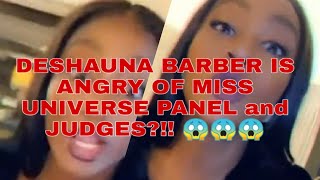 DESHAUNA BARBER is angry of MU PANEL and JUDGES?! 