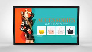4K Large Format Commercial Display - E-Screen