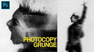 Easy Photocopy Xerox Grunge Punk Effect in Photoshop