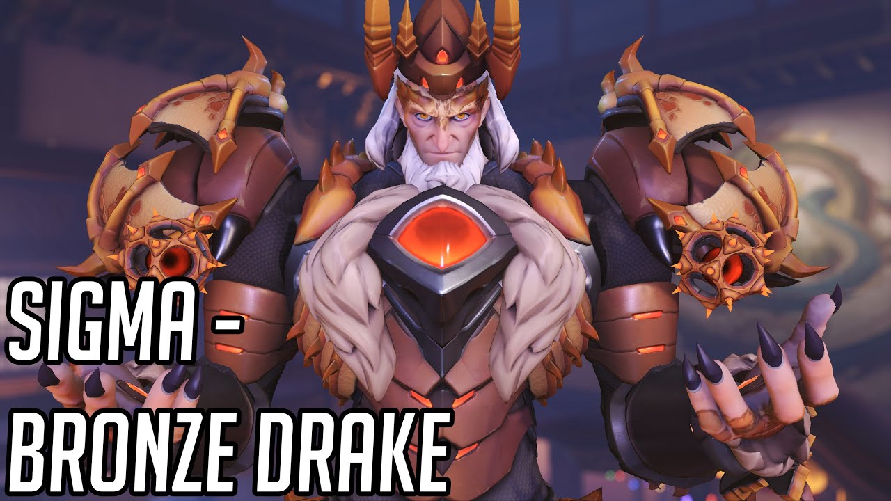 Sigma "Bronze Drake" Skin Showcase Overwatch 2 YouTube