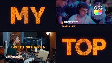 Top 5 Modular Template for Final Cut Pro — MotionVFX