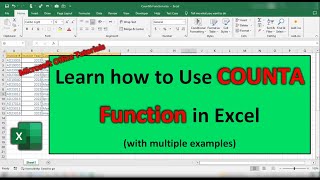 How to Use COUNTA Function in Excel | Excel Functions by Microsoft Office Tutorials 239 views 7 months ago 3 minutes, 15 seconds