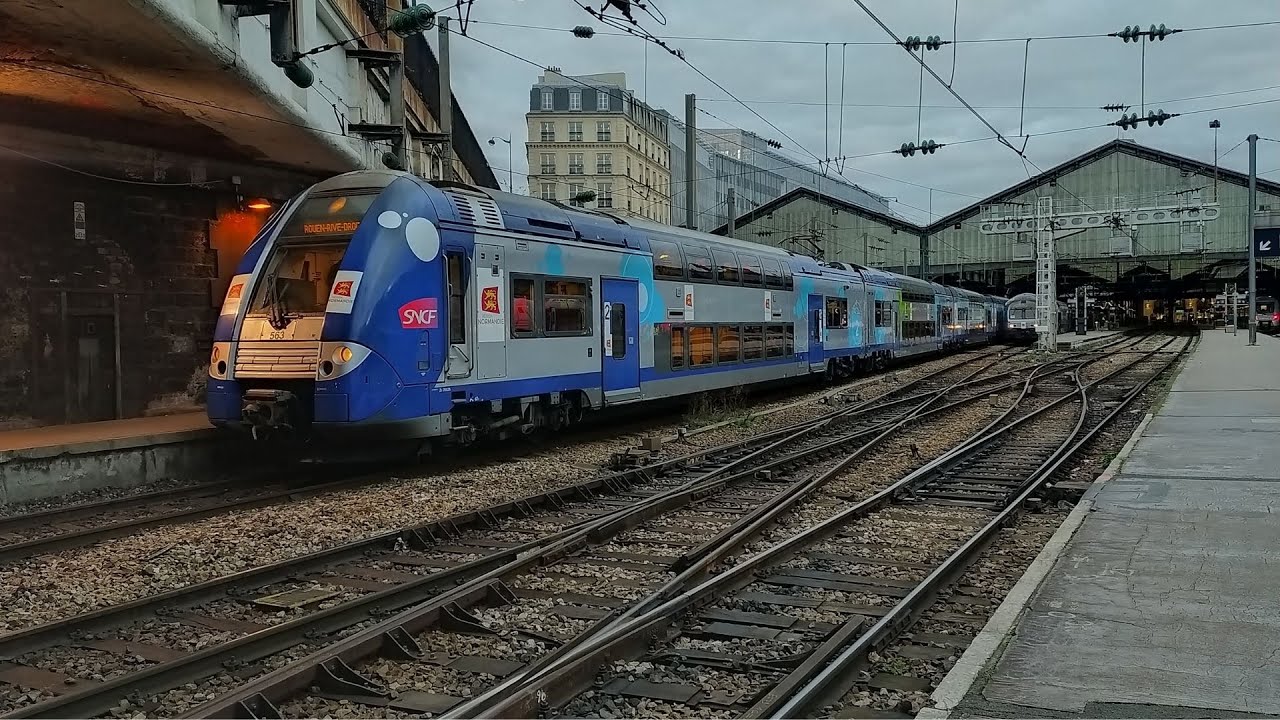 Compilation de trains à Paris Saint-Lazare