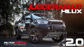 JUGGERNAUT HILUX v2.0 // Diesel Exodus Wheels, Nitto Terra Grappler G2's, HSP Roll R Cover & More