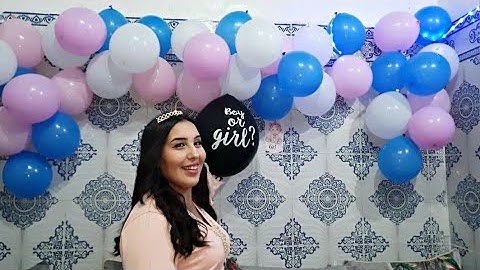 أخيرا نهار حفل ليوم أنعرفوا جنس جنين 💙💖بنت أو ولد