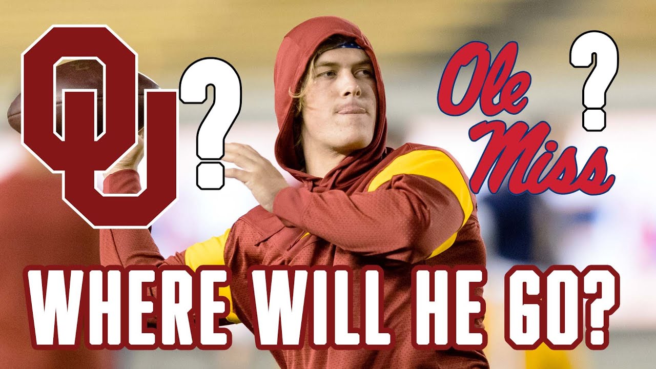 Where Will Jaxson Dart Transfer? Oklahoma? Ole Miss? | USC Quarterback Transfer Portal | OU Football