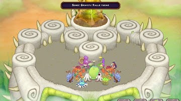 My singing monsters " Gravity Falls theme song" composer island