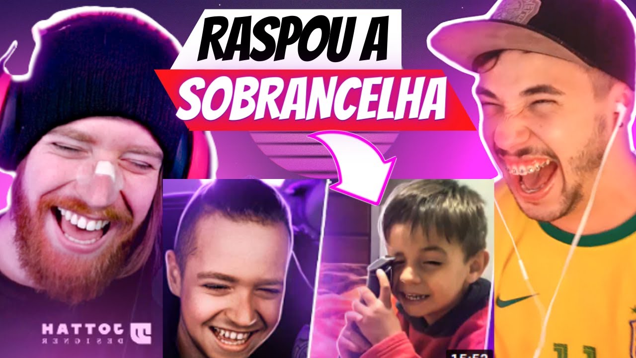 CRIANÇAS FAZENDO CRIANCICES do @LubaTv | BIGODE RALO - REAGINDO #022 ...