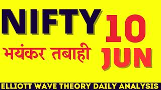 Nifty Analysis 10 June | Elliott Wave Theory