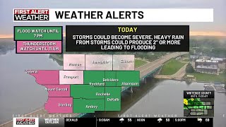 FIRST ALERT ACTION DAY: Strong to severe storms are possible