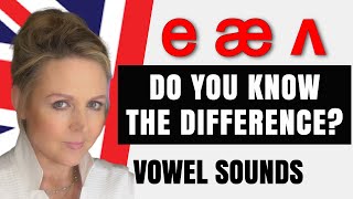 How to Pronounce Front & Central Vowels e æ  ʌ - British English RP