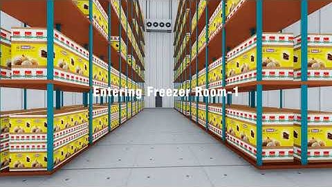 Cold Storage Visualisation in 3D Animation