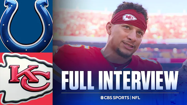 Patrick Mahomes after the Chiefs end their losing skid in OT vs the Colts