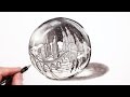 How to Draw in Perspective: 5-Point City