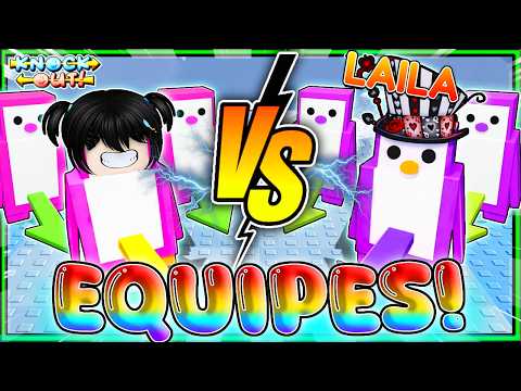 AGORA É EQUIPES !!🐧TUDO SOBRE A NOVA ATUALIZAÇÃO KNOCKOUT! ROBLOX #roblox