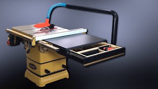 Powermatic PM100. Update of our table saw.Table Saw Sled