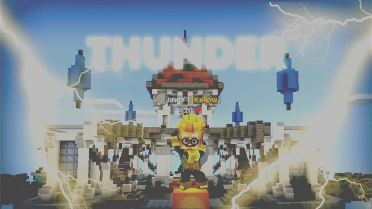 THUNDER ⚡ - Bedwar Montage Edit( Blockman Go ) [ KINEMASTER ]