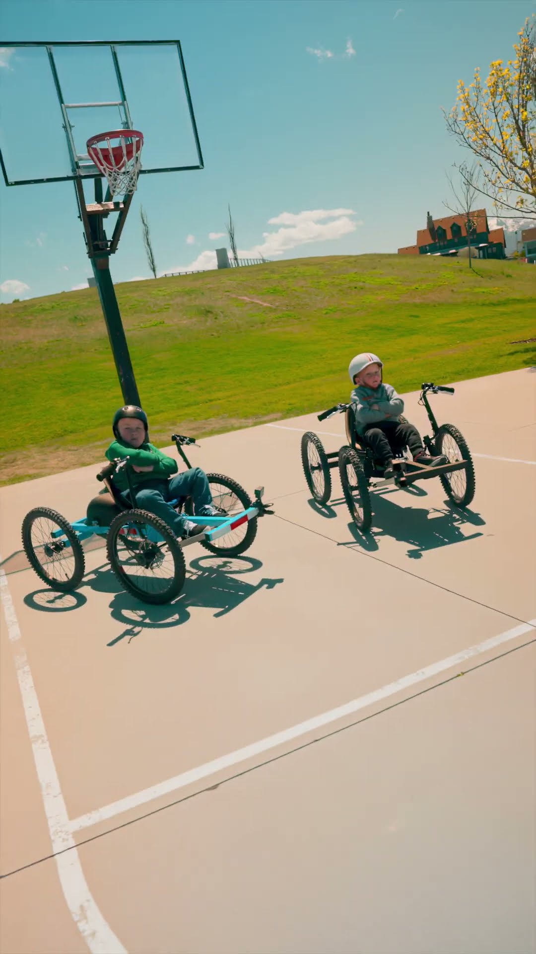 This Kids Wheelchair is KING of the Playground!