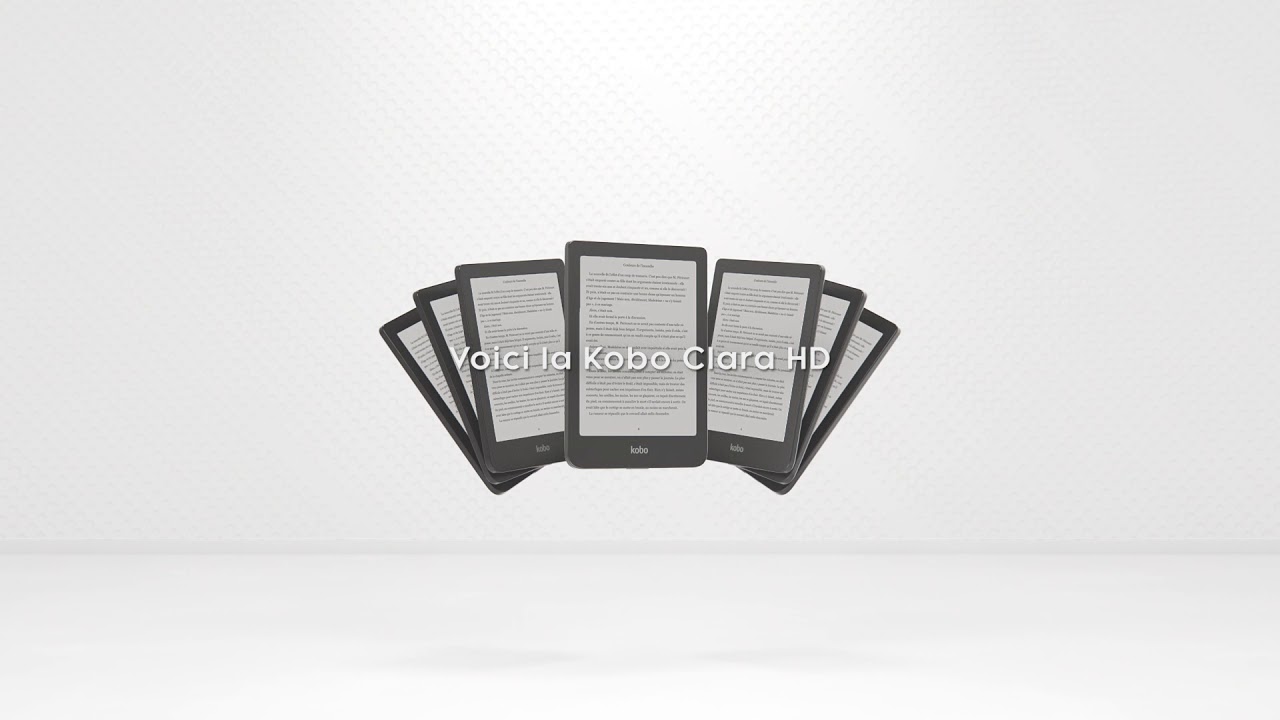 Kobo Clara HD avec SleepCover Rouge - Liseuse eBook - Garantie 3