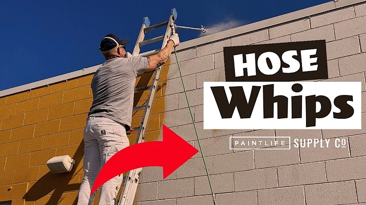 4 Custom Hose Whips Designed by The Idaho Painter.  Airless Sprayer Accessories.