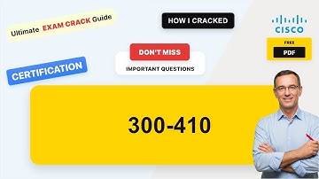 300-410 Real Exam Questions & Answers | Complete Exam Prep Guide (with practice questions + free PD