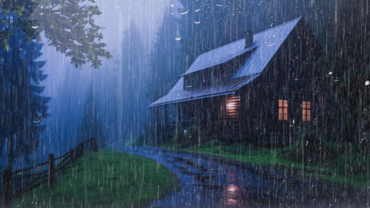 HEAVY RAIN on Roof for Deep Sleep & Insomnia Relief | Night Thunderstorm for Insomnia, Study, Relax HEAVY RAIN on Roof for Deep Sleep & Insomnia Relief | Night Thunderstorm for Insomnia, Study, Relax