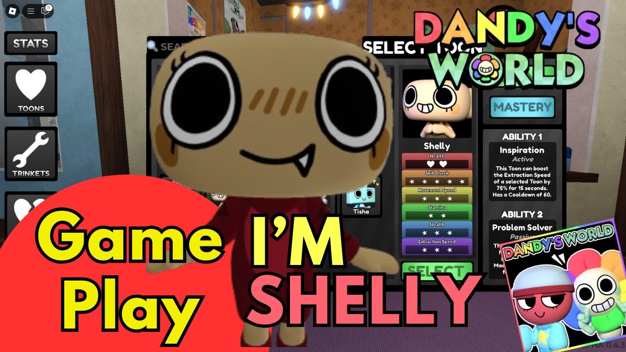 Playing as Shelly in Dandys World 4250 ichor - YouTube