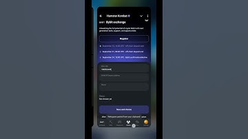 Got to link your BYBIT to your Hamster Kombat