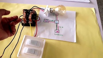 Automatic changeover relay connection detail in Urdu||Hindi