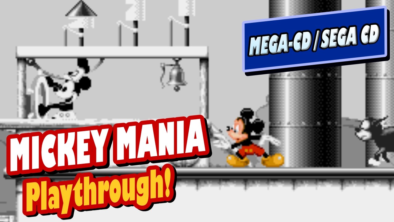 Mickey Mania - Full Playthrough - Mega CD / Sega CD (1994) - YouTube