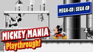 Mickey Mania - Full Playthrough - Mega CD / Sega CD (1994)