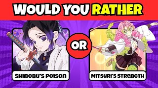 Your Choice Reveals A Lot About You | WOULD YOU RATHER👺⚔ DEMON SLAYER Edition? screenshot 3
