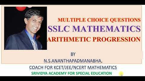 Must-Solve MCQs on Arithmetic Progression | SSLC Maths 2026 Board Exam Prep | Kannada/English