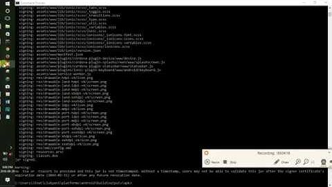 ANDROID/IOS APP USING IONIC // IONIC COMMANDS