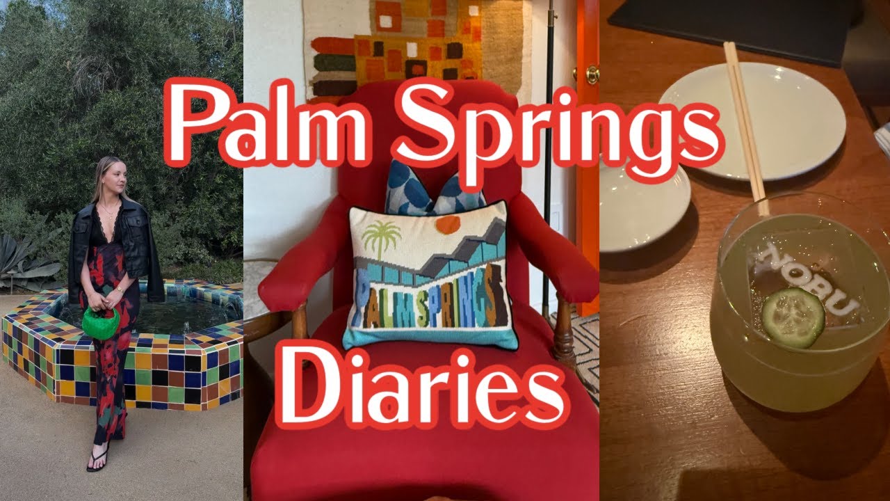 Palm Springs Getaway Vlog | The Parker Hotel, Spa Day & Luxury Outlet Shopping!