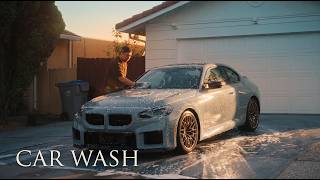 POV: Washing My Brand New BMW M2 CS for the First Time (Cinematic)