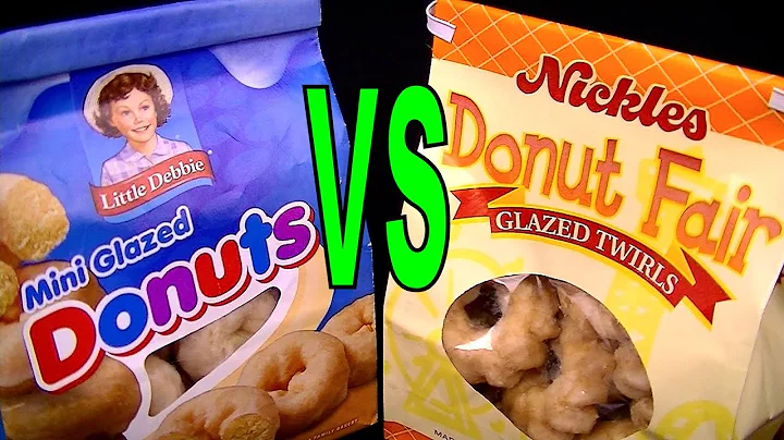 Little Debbie Mini Glazed VS Nickles Fair Twirls -...