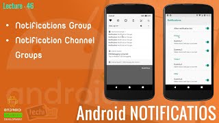 Notification Groups & Channel Groups  | Lecture 46 | Notifications in Android | AbuBakar
