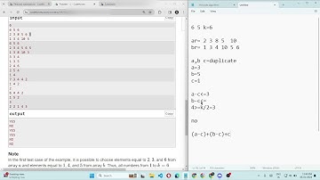 C. Choose the Different Ones! || 1927 C || Codeforces Round 923 (Div. 3)