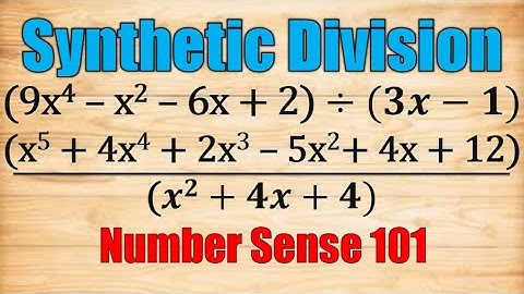 Synthetic Division