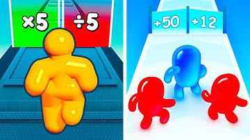 Tall Man Run vs Join Blob Clash 3D |⭐✅❤️✅⭐| All Level Gameplay Android iOS BE2511