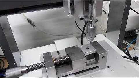 XYZ table screwdriver machine for deep hole